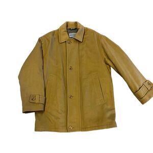 Johnston & Murphy Men's Long Wool Coat